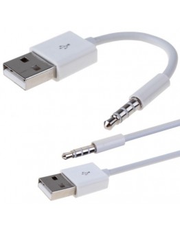 Кабел USB - 3.5mm Аудио, 10см  - 18238