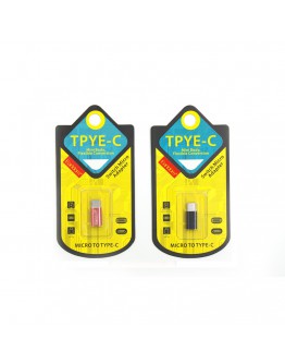 Преходник, Earldom, TC01, Micro USB към Type-C, Различни цветове - 14869