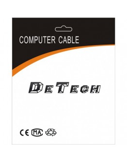 Кабел, DeTech, HDMI - HDMI M/М, 15m, С оплетка и ферит - 18310