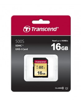 Transcend 16GB UHS-I U1 SD Card, MLC