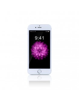 Стъклен протектор за целия дисплей 5D No brand,  0.15mm, за iPhone 6/6S, Бял - 52436