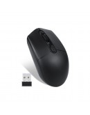 Мишка Mixie R520, Безжична, USB, 4D, Черен - 721