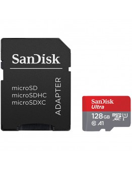 SanDisk Ultra Light 128GB microSDHC + SD Adapter