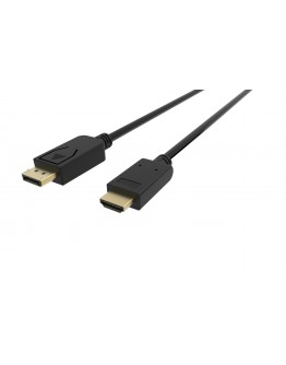 VCom Кабел Display Port M / HDMI M - 4K 60Hz - CG609-1.8m