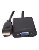 VCom Адаптер Adapter HDMI M to VGA F - CG591-B-0.15m