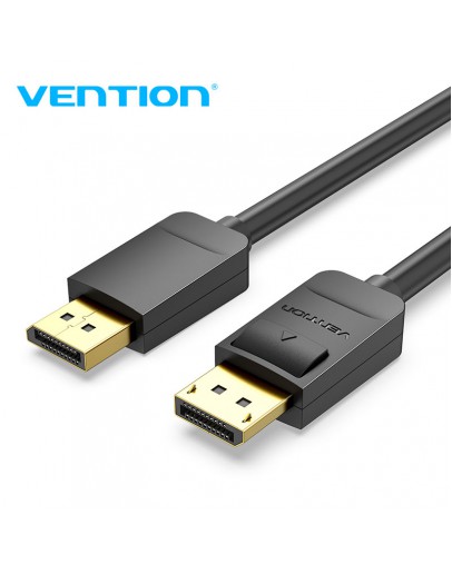 Vention Кабел Cable - Display Port v1.2 DP M / M Black 4K 3M - HACBI