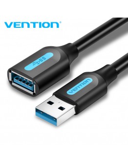 Vention Кабел USB 3.0  Extension AM / AF - 1.5M Black - CBHBG