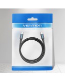 Vention Кабел USB 2.0 Type-C to Type-C - 1.5M Black 5A Fast Charge - COTBG