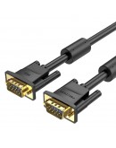 Vention Кабел за монитор Cable VGA HD15 M / M 2.0m Gold Plated, 2 Ferrites - DAEBH