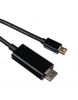 VCom Кабел Mini Display Port M / HDMI M 4K 2160p - CG615L-1.8m-4K Black
