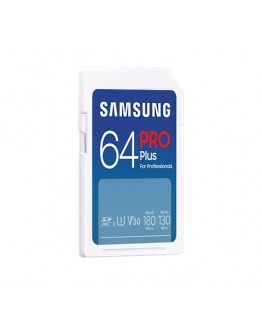 Samsung 64GB SD Card PRO Plus, UHS-I, Read 180MB/s