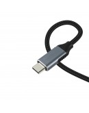 VCom Кабел USB 3.1 Micro type C / USB 2.0 AM Black - CU405M-1.8m