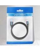 Vention Кабел USB 3.1 Type-C / USB 2.0 AM - 1M Black 5A Fast Charge - CORBF