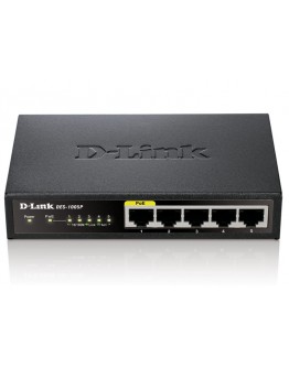 D-Link 5-Port Fast Ethernet PoE Desktop Switch