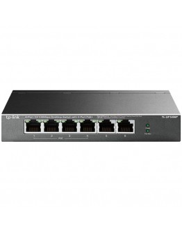 4-port 10/100Mbps Unmanaged PoE+ Switch with 2