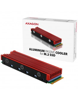 AXAGON CLR-M2 passive - M.2 SSD, 80mm SSD, ALU