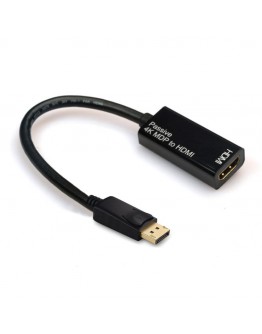 Преходник No brand, DP към HDMI 1.4, Черен - 18253