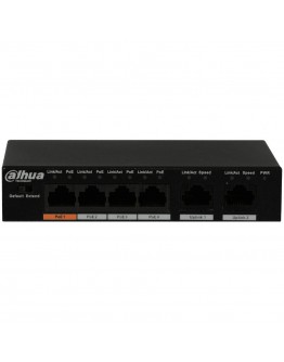 4-Port PoE Switch 10/100 Mbps (Unmanaged), 2