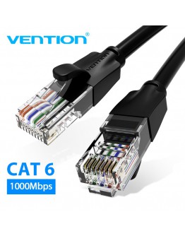 Vention Кабел LAN UTP Cat.6 Patch Cable - 2M Black - IBEBH