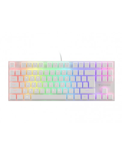 Genesis Gaming Keyboard Thor 303 TKL White RGB Bac