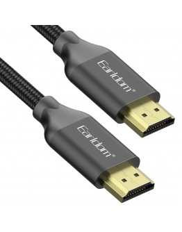 Кабел Earldom ET-W26 HDMI - HDMI, 5м., 4K, С оплетка, Черен - 18386