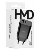 HMD DUAL PORT WALL CHARGER 30W