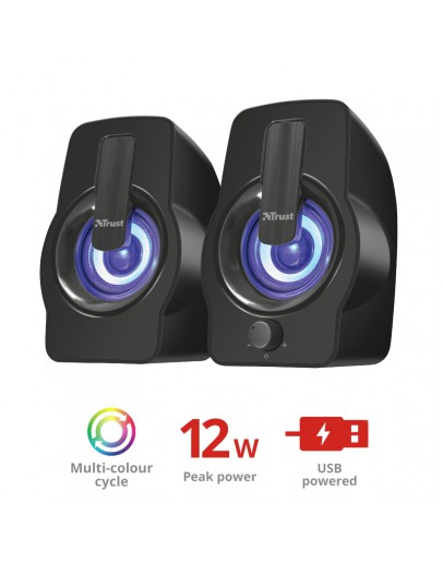 TRUST Gemi 2.0 Speaker RGB Black