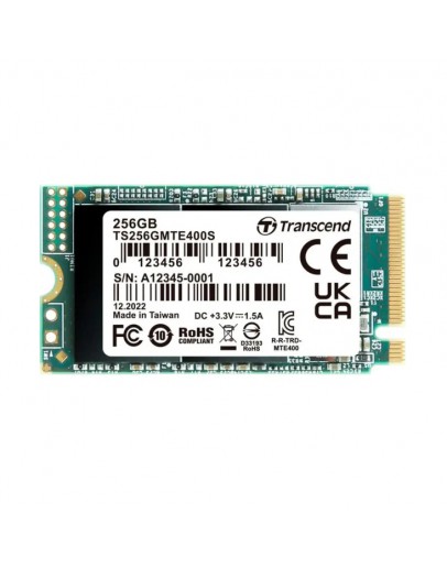 Transcend 256GB, M.2 2242, PCIe Gen3x4, NVMe, 3D T