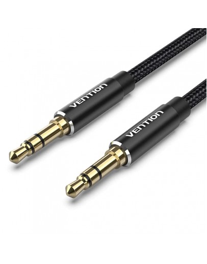 Vention Аудио Кабел 3.5mm Audio Cable  M/M Cotton Braided 1.5m - BAWBG