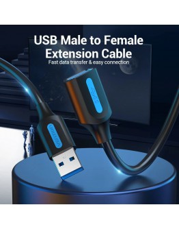 Vention Кабел USB 3.0  Extension AM / AF - 3.0M Black - CBHBG