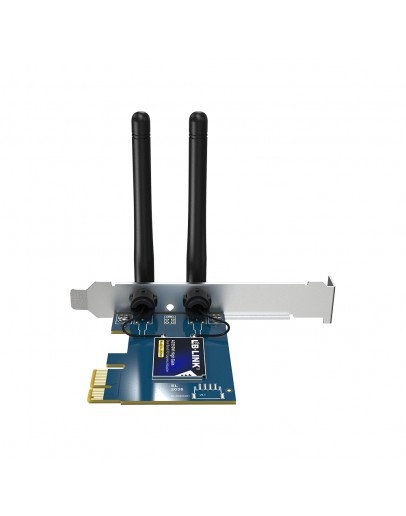 Безжичен мрежов адаптер LB-LINK BL-P650H, PCI-E, 650Mbps, 2.4/5Ghz, 2 x 6dBi, Син - 19048