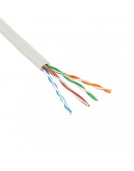 Кабел No brand Network UTP /LAN, CAT 5 E, Сив, С медно жило, 300m - 18402