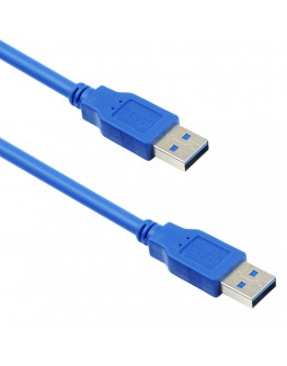 Кабел DeTech USB M / USB M 3.0 3m, Син - 18144