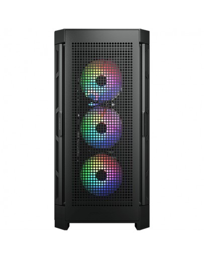 COUGAR DUOFACE PRO RGB Black, Mid Tower, 3x 120