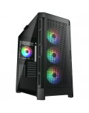 COUGAR DUOFACE PRO RGB Black, Mid Tower, 3x 120