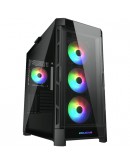 COUGAR DUOFACE PRO RGB Black, Mid Tower, 3x 120