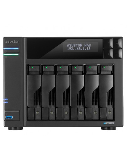 Asustor Lockerstor AS6706, 6 Bay NAS, Intel Jasper