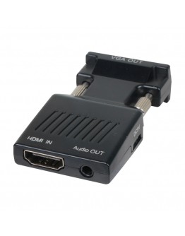 VCom адаптер Adapter HDMI F / VGA M with Audio - CA336A