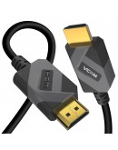 VCom Кабел HDMI v2.1 M / M 2.0m  - 8K Dolby Vision HDR, Black/Grey - CG805-2.0m