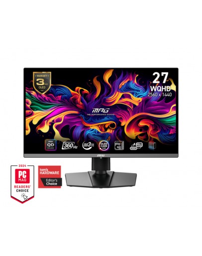 Монитор MSI MPG 271QRX QD-OLED, 26.5, 360Hz, 0.03ms, WQHD 