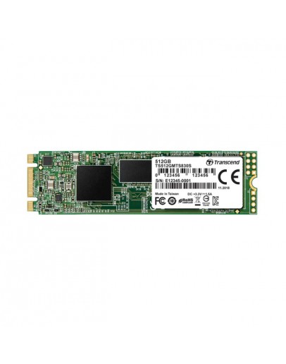 Transcend 512GB, M.2 2280 SSD, SATA3 B+M Key, TLC