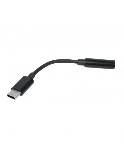 Makki преходник Adapter Type-C M to 3.5mm audio jack 4P F, Black - MAKKI-CBL-C-AUDIO-BK