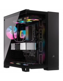 Corsair 6500X Tempered Glass Mid-Tower, Black,