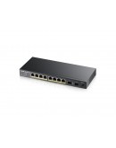 ZyXEL GS1100-10HP v2, unmanage PoE 8x Gigabit, 2x 