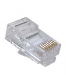 Букси No brand, RJ-45 200 броя в пакет, Прозрачни - 17140