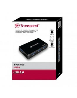 Transcend 4-Port HUB, USB 3.0