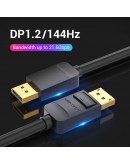 Vention Кабел Cable - Display Port v1.2 DP M / M Black 4K 2M - HACBH