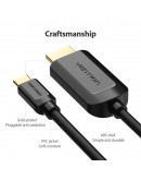 Vention кабел Cable Type-C to HDMI - 2.0m 4K Black - CGUBH