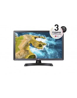 Монитор LG 24TQ510S-PZ, 23.6 WVA, LED, Smart webOS, TV Tun