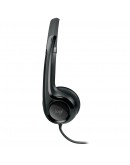 LOGITECH H390 Corded Headset - BLACK -